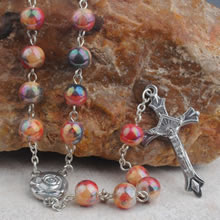 Plastic beads rosary
